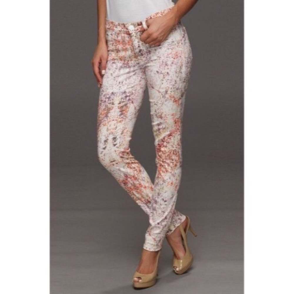 NEW Hudson Krista Super Skinny Floral Invasion